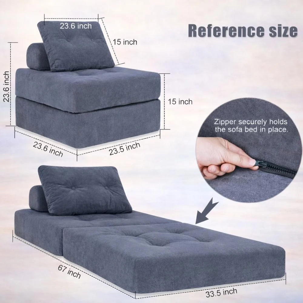 Taoform Flexlounge Foldable Single Foam Sofa (7)