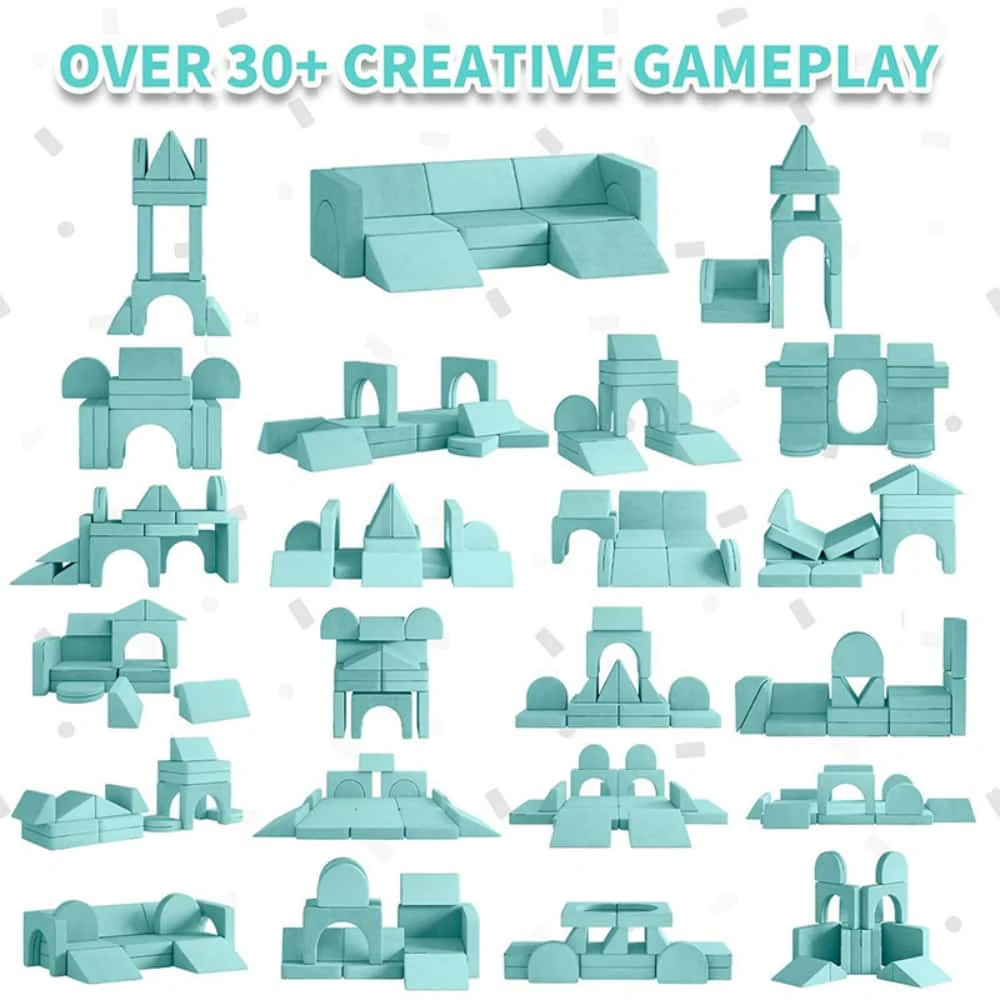 Taoform 13 Piece Modular Kids Foam Play Sofa (3)