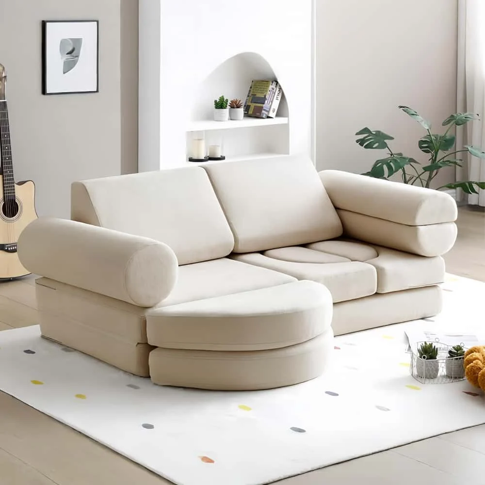 Taoform 14 Piece Modular Kids Foam Play Sofa (2)