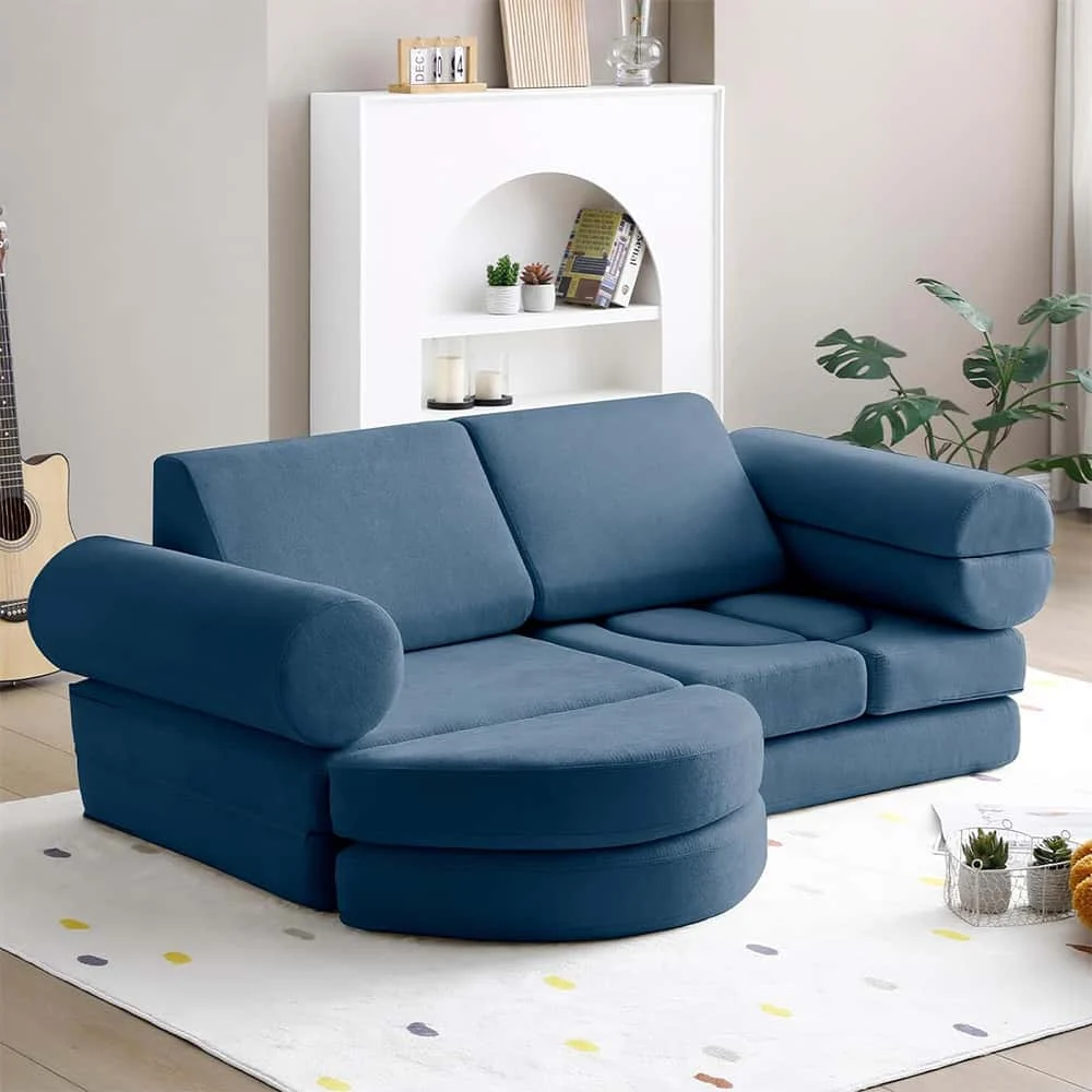 Taoform 14 Piece Modular Kids Foam Play Sofa (9)