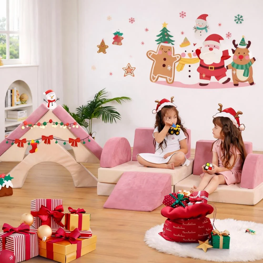 Taoform 12 Piece Color Block Modular Kids Play Sofa