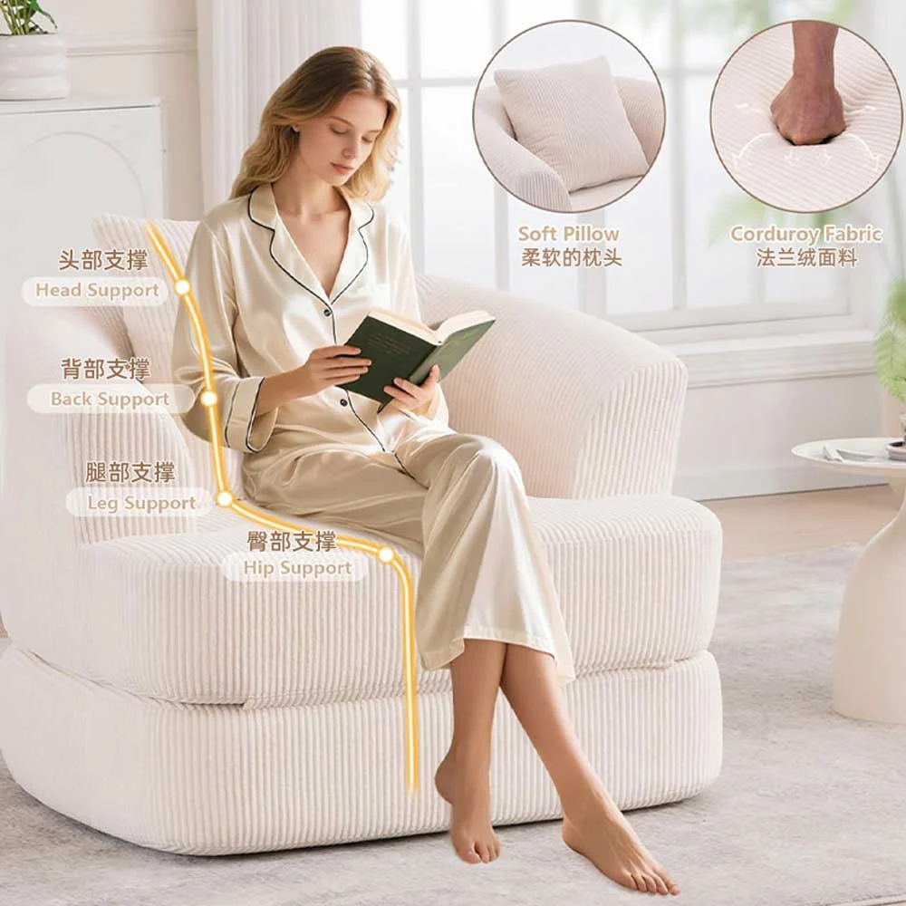 Taoform Foldable Lounge Sofa Chair Bed (9)