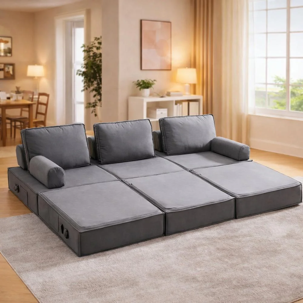 Taoform Foldable Modular Single Foam Sofa Bed (4)