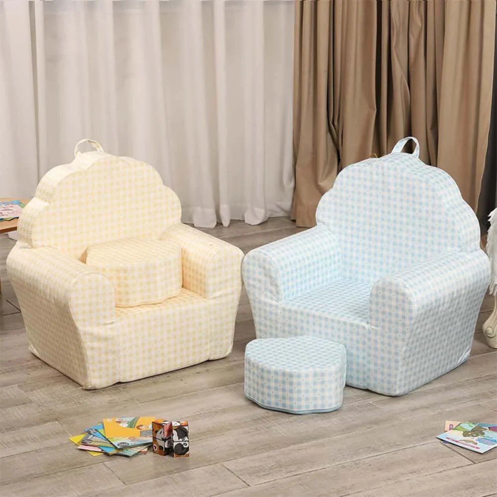 Taoform Shell Back Kids Foam Armchair With Ottoman (7)