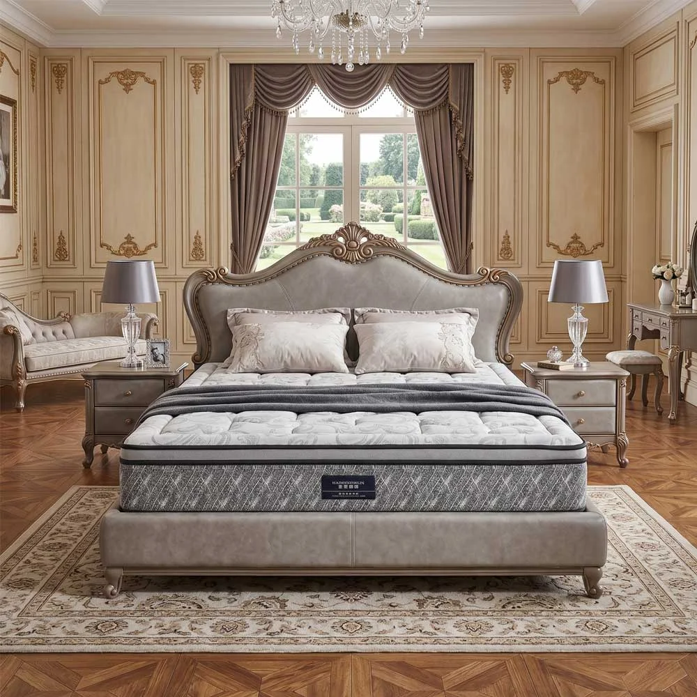 Leaf Shadow Dream Plus Cooling Hybrid Mattress with Chenille Fabric