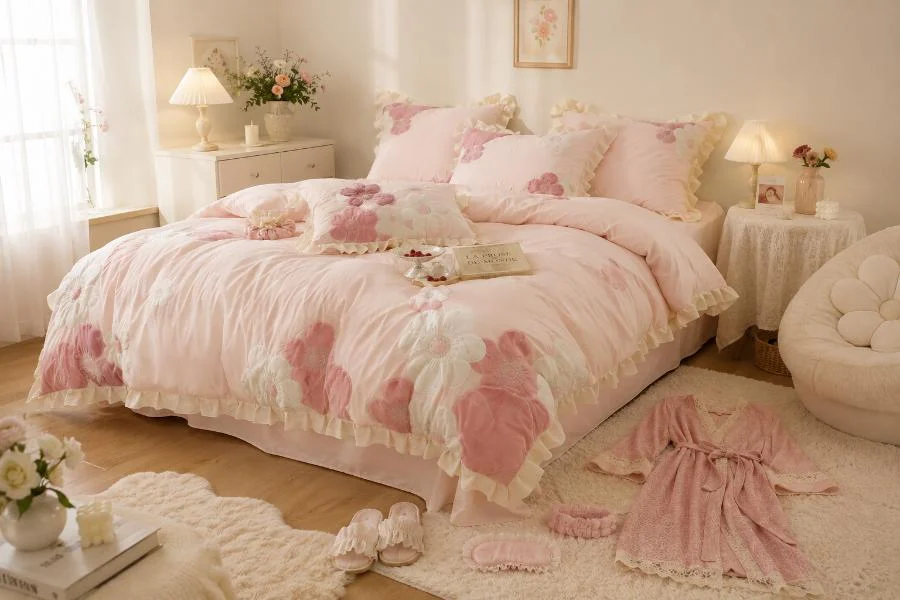 Cloud Comfort Pink Princess Bedroom
