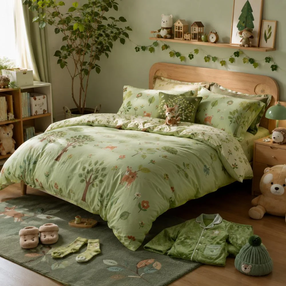 Bedding Sets 19 Happy Forest Kids Dream Bedroom