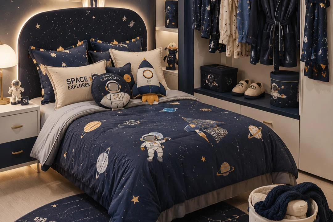 Space Explorer Kids Room