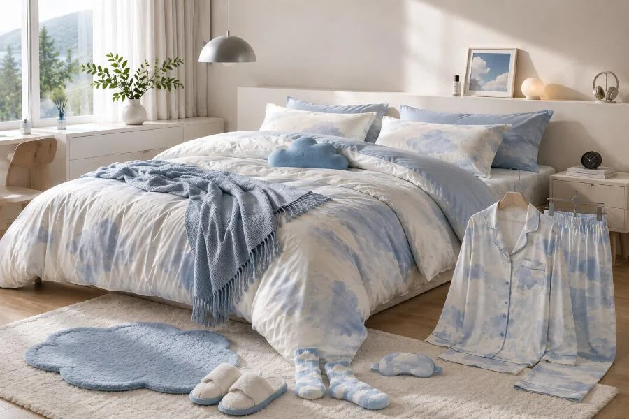 Blue Cloud Bedroom