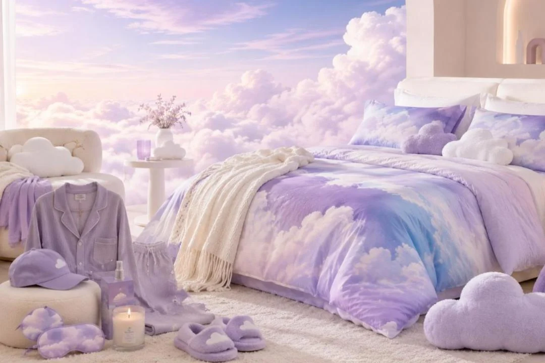 Taoform Cloud Collection Lavender Dream Bedroom Sets (3) (1)